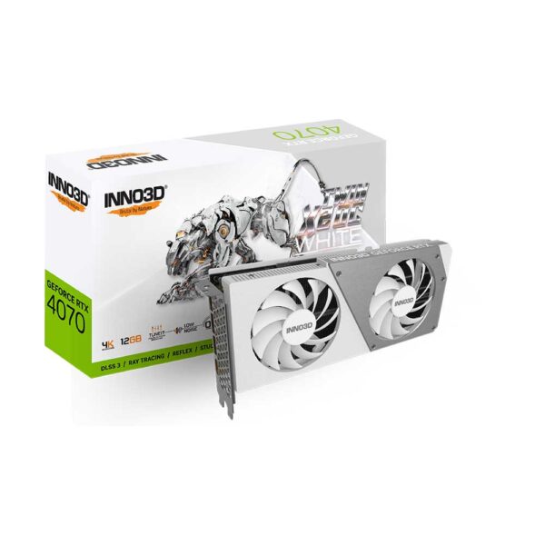 Inno3D GeForce Rtx 4070 Twin X2 Oc Graphics Card White