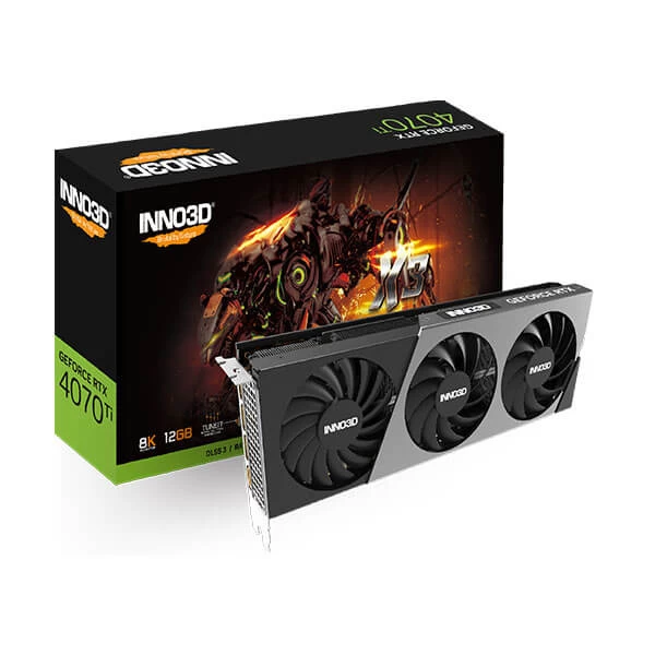 Inno3d Rtx 4070 Ti X3 12Gb Gaming Graphics Card (N407T3-126X-186148N)