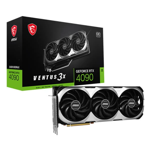 Msi Rtx 4090 Ventus 3X Oc 24Gb Gaming Graphics Card (RTX-4090-VENTUS-3X-24G-OC)