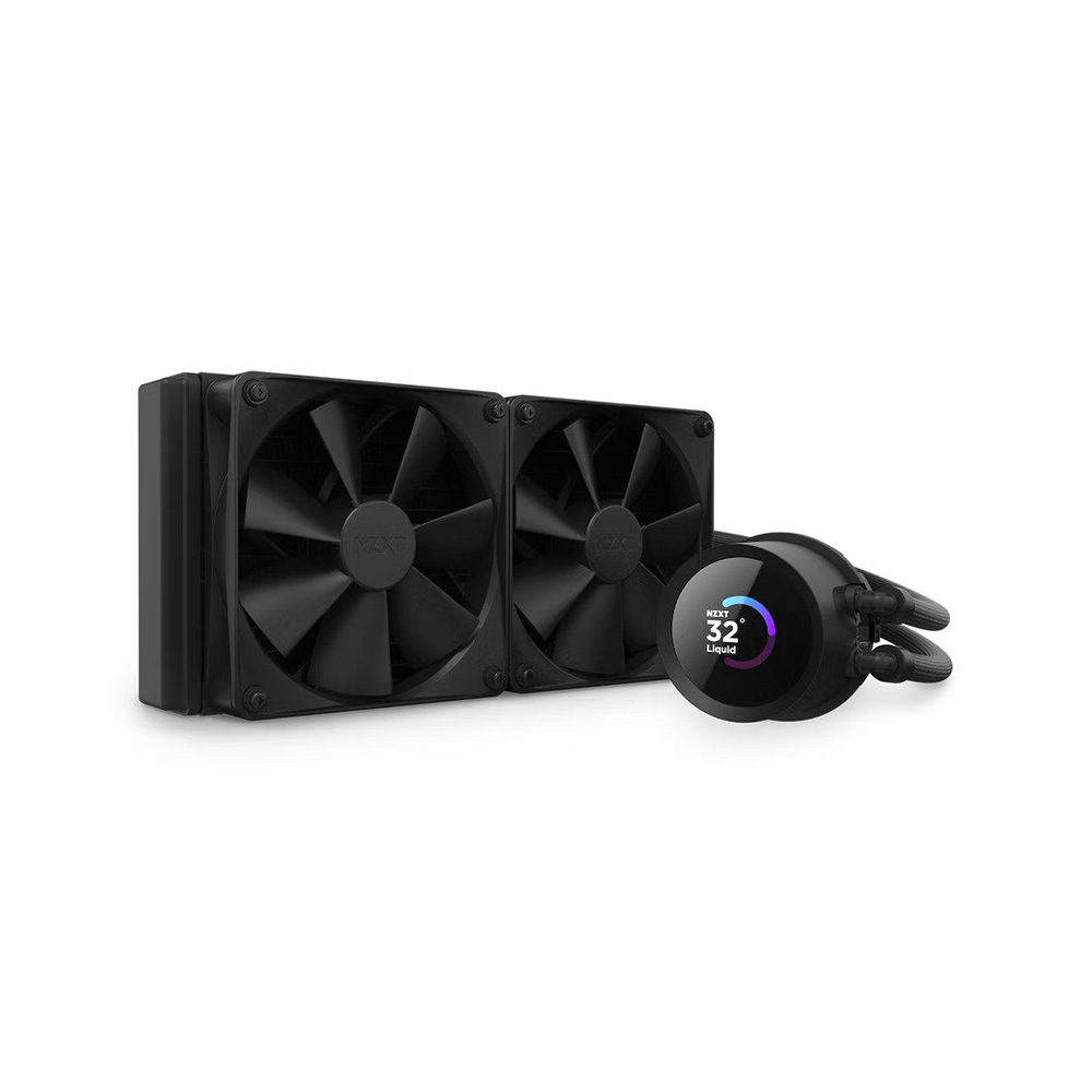 Nzxt Kraken 240mm Aio Liquid Cooler With Lcd Display (RL-KN240-B1)