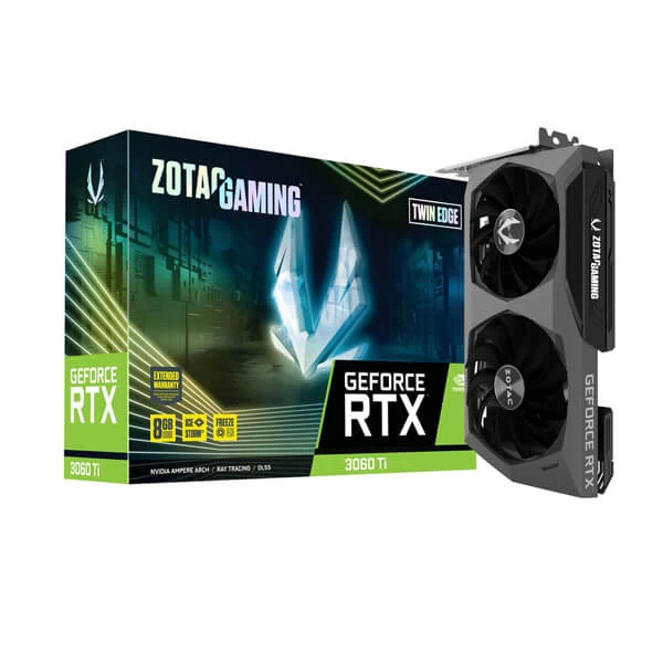 Zotac Rtx 3060 Ti Twin Edge 8Gb Gaming Graphics Card (ZT-A30620E-10P)