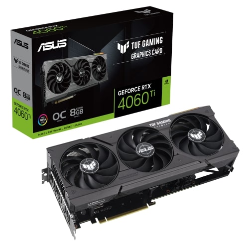 Asus Tuf Gaming GeForce Rtx 4060 Ti 8Gb Gddr6 Oc Edition Graphics Card (TUF-RTX4060TI-O8G-GAMING)