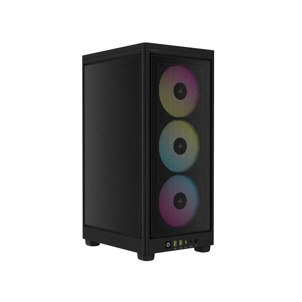 Corsair 2000D Rgb Airflow Mini-Itx Mid Tower Cabinet Black (CC-9011246-WW)