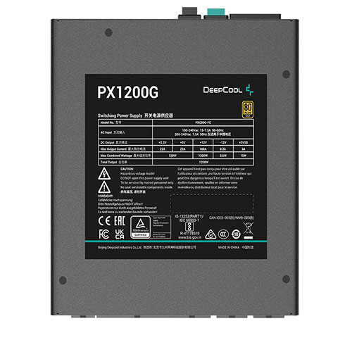 Deepcool PX1000G 1000 Watt Fully modular Atx 3.0 80 Plus Gold Power Supply (R-PXA00G-FC0B-UK)
