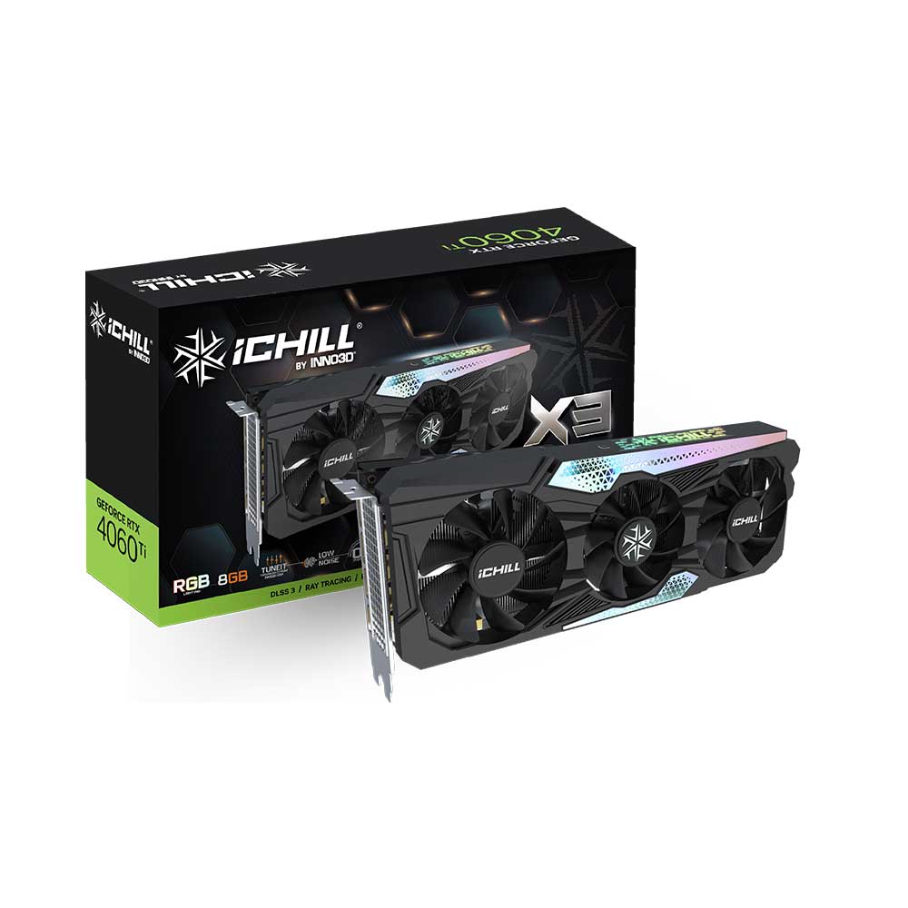 Ino3D Rtx 4060 Ti Ichill X3 8Gb Graphics Card