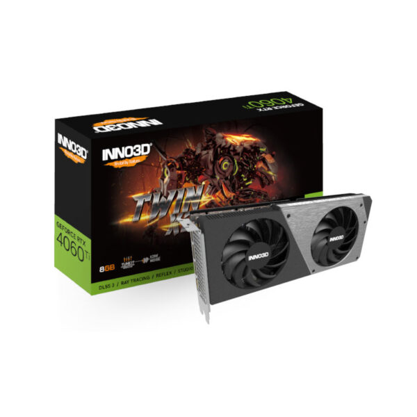 Inno3D Rtx 4060 Ti Twin X2 8Gb Gddr6 Graphics Card (N406T2-08D6-171153N)