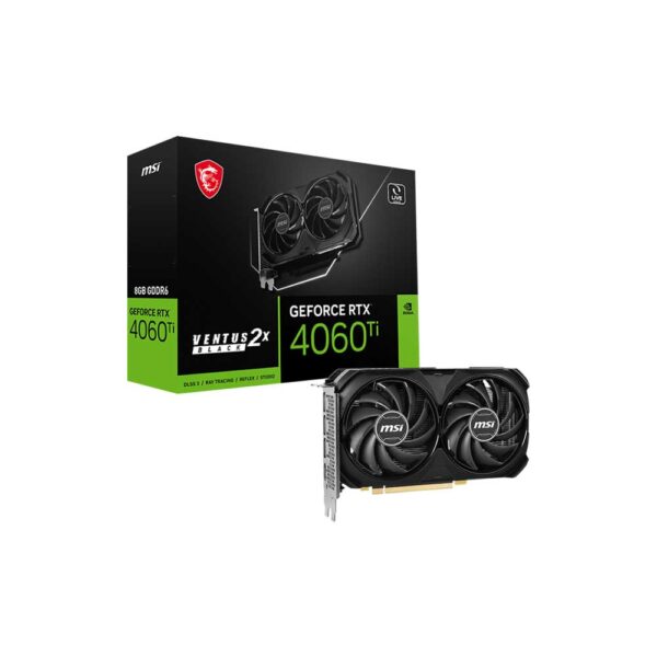 Msi GeForce Rtx 4060 Ti Ventus 2X Black 8Gb Graphics Card