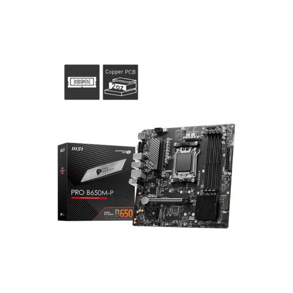 Msi Pro B650M-P Am5 Micro Atx Motherboard (PRO-B650M-P)