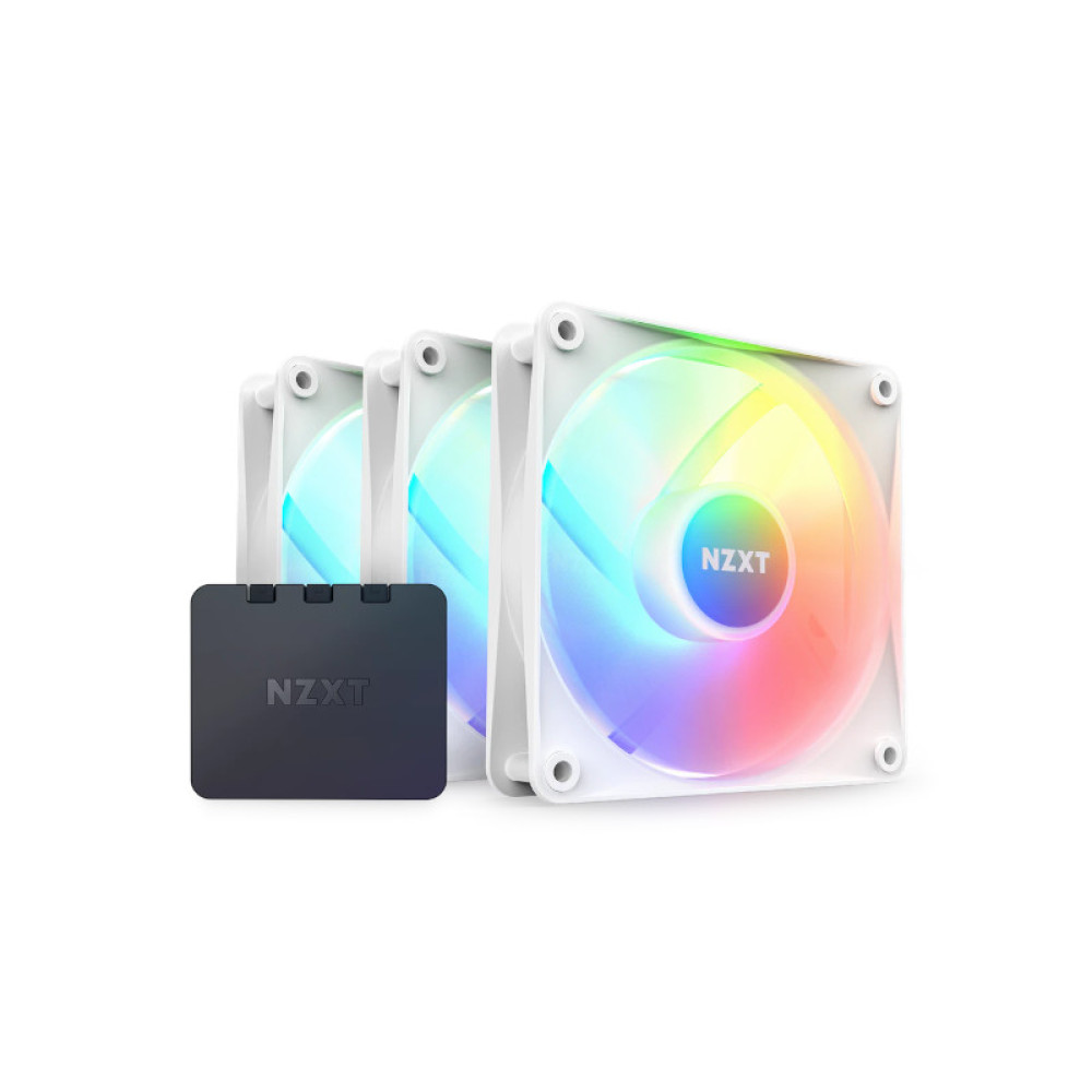 Nzxt F120 Rgb Core 120mm Triple Pack Cabinet Fan White (RF-C12TF-W1)