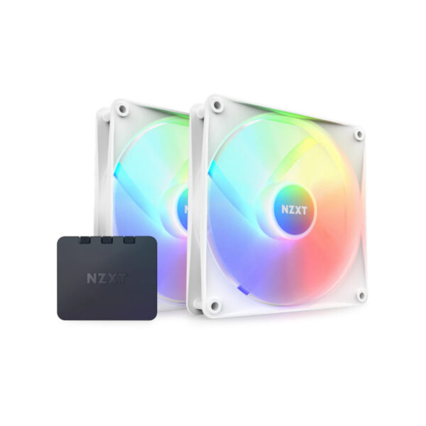 Nzxt F140 Rgb Core 140mm Twin Pack Cabinet Fan White (RF-C14DF-W1)