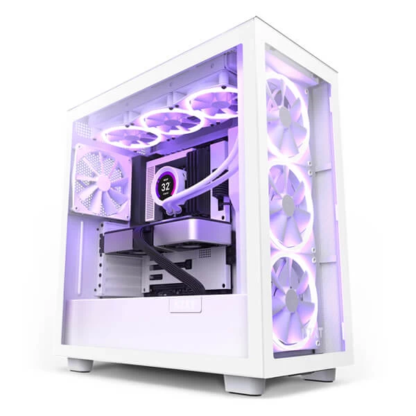 Nzxt H7 Elite Atx Mid Tower Cabinet (White) (CM-H71EW-02)