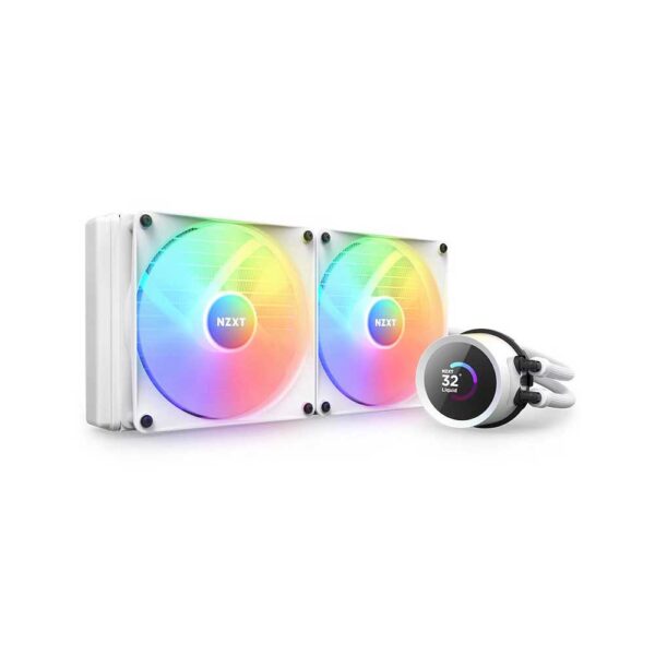 Nzxt Kraken 280 Rgb 280mm Aio Liquid Cooler (Matte White) (RL-KR280-W1)