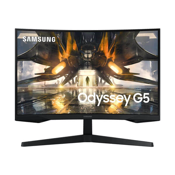 Samsung Odyssey G5 LS27AG550EWXXL 27 Inch Curved Gaming Monitor (LS27AG550EWXXL)