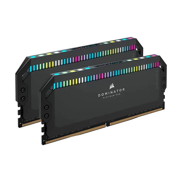 Corsair Dominator Platinum Rgb Series 32Gb (16Gbx2) Ddr5 6400Mhz Desktop Ram Black(CMT32GX5M2B6400C32)