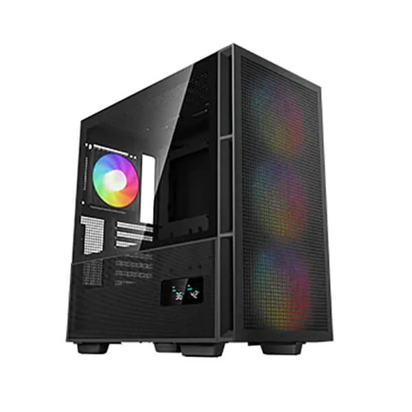 Deepcool CH560 Digital Mesh Argb E-Atx Mid Tower Cabinet (Black) (R-CH560-BKAPE4D-G-1)
