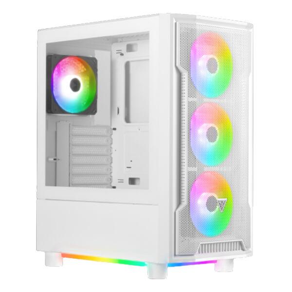 Gamdias Athena M6 Argb Atx Mid Tower Cabinet (White) (ATHENA-M6-WHITE)