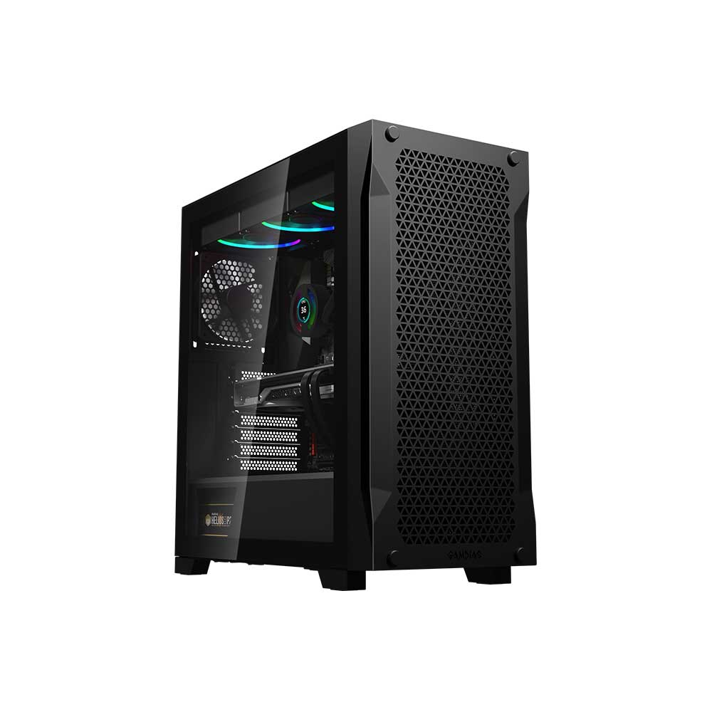 Gamdias Athena P1 Lite Atx Mid Tower Cabinet (Black) (ATHENA P1 LITE)