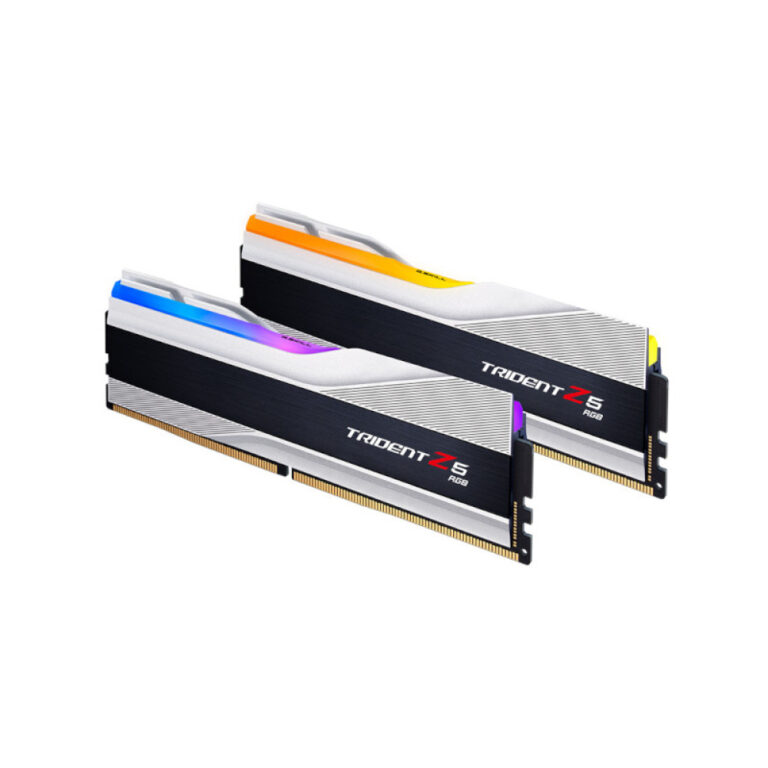 Gskill Trident Z5 Rgb 64Gb (32GbX2) Ddr5 6000Mhz Desktop Ram White (F5-6000J3636F32GX2-TZ5RS)