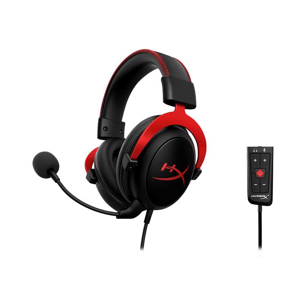 HyperX Cloud II Wireless Gaming Headset BlackRed PC Studio