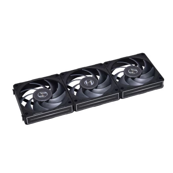 Lian Li Uni Fan P28 Black 120mm Cabinet Fan With Fan Speed Controller (Triple Pack) (G99-12P283B-IN)