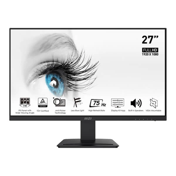 Msi Pro MP273 27 Inch Fhd Frameless Professional Monitor (PRO-MP273)