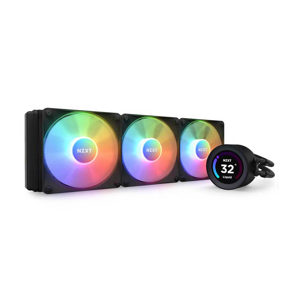 Nzxt Kraken Elite 360 Rgb 360mm Aio Liquid Cooler (Matte Black) (RL-KR36E-B1)