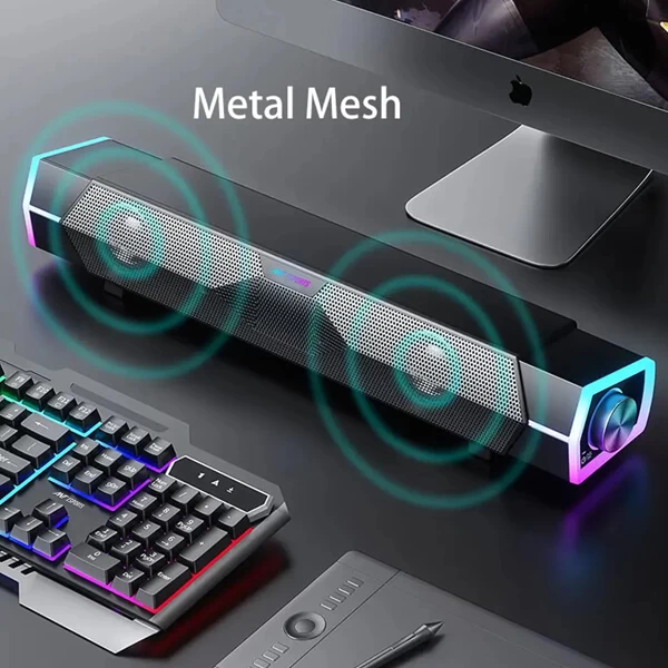 Ant Esports GS370 SB Mini Sound Bar Gaming SpeakerPC Studio