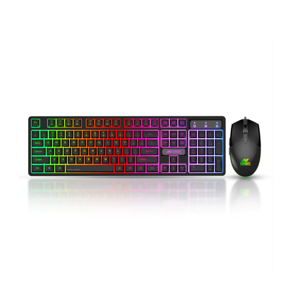 Ant Esports KM1650 Pro Backlit Gaming Keyboard and Mouse Combo (KM1650 Pro)