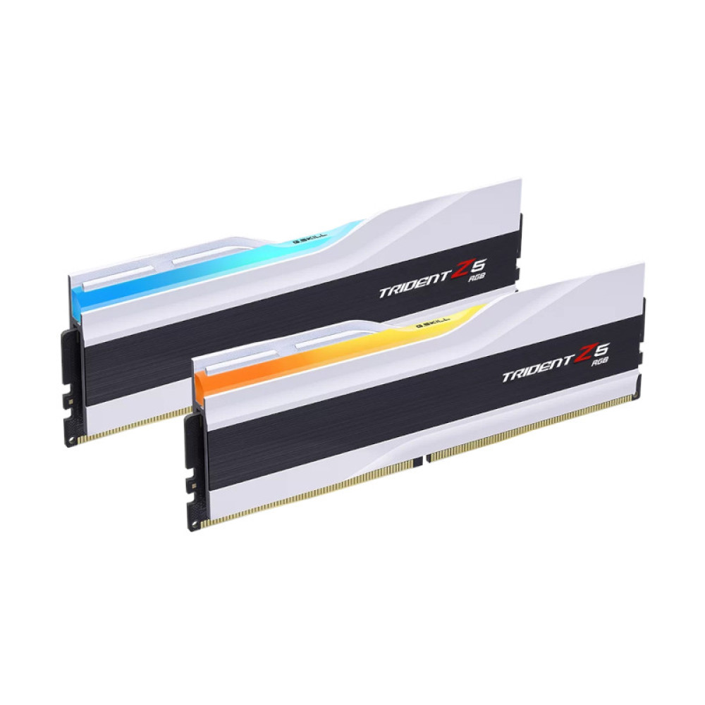 Gskill Trident Z5 Rgb 64Gb (32GbX2) Ddr5 6000Mhz Desktop Ram (White) (F5-6000J3636F32GX2-TZ5RW)