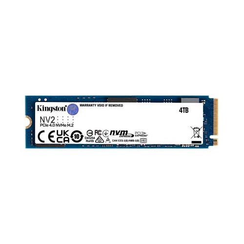 ingston NV2 4TB PCIe M.2 NVMe Gen4 SSD SNV2S/4000G