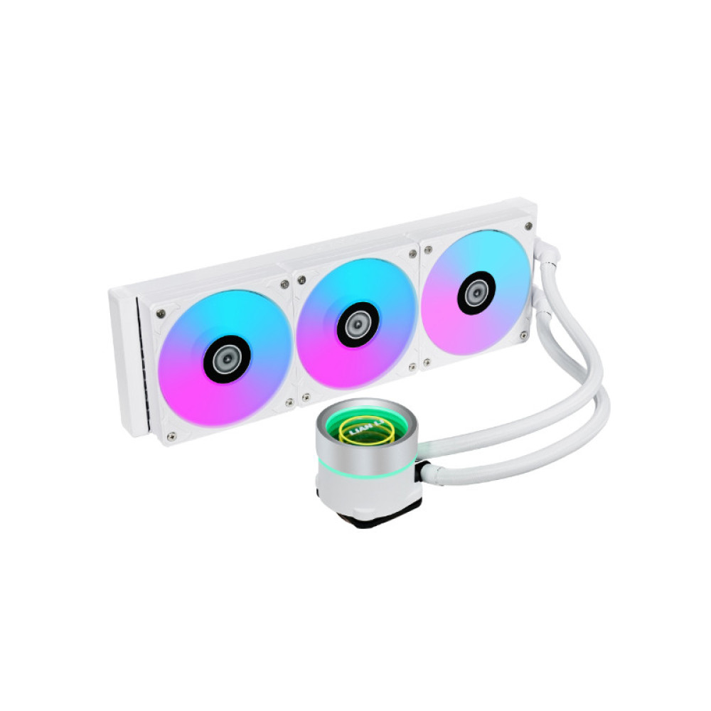 Lian Li Galahad II Trinity 360mm Argb Liquid Cpu Cooler White (G89-GA2T36W-IN)