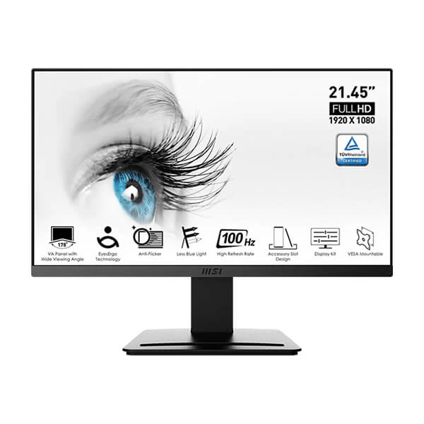Msi Pro MP223 22 Inch Fhd Frameless Business Monitor (PRO-MP223)