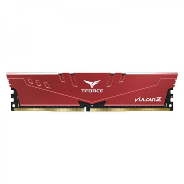 TeamGroup T-Force Vulcan Z 8Gb Ddr4 3600MHz (8GBx1) Desktop Ram (Red) (TLZRD48G3600HC18J01)