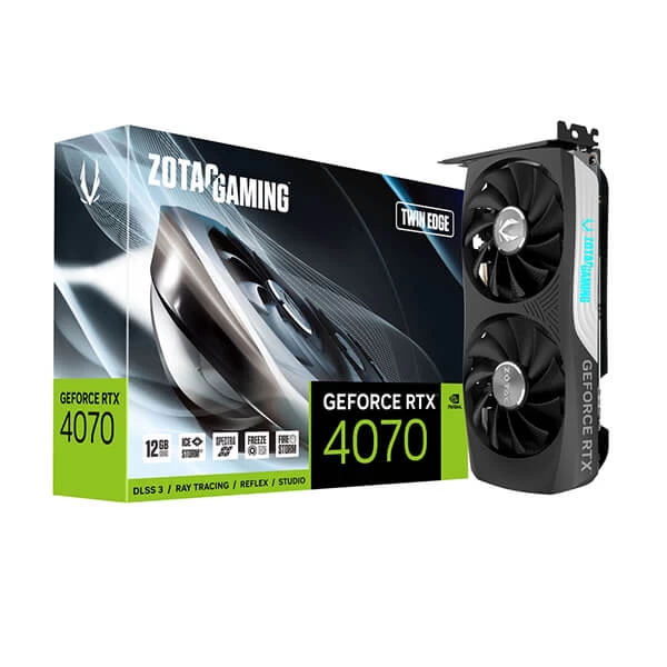 Zotac RTX 4070 Twin Edge 12GB Graphics Card( ZT-D40700E-10M)