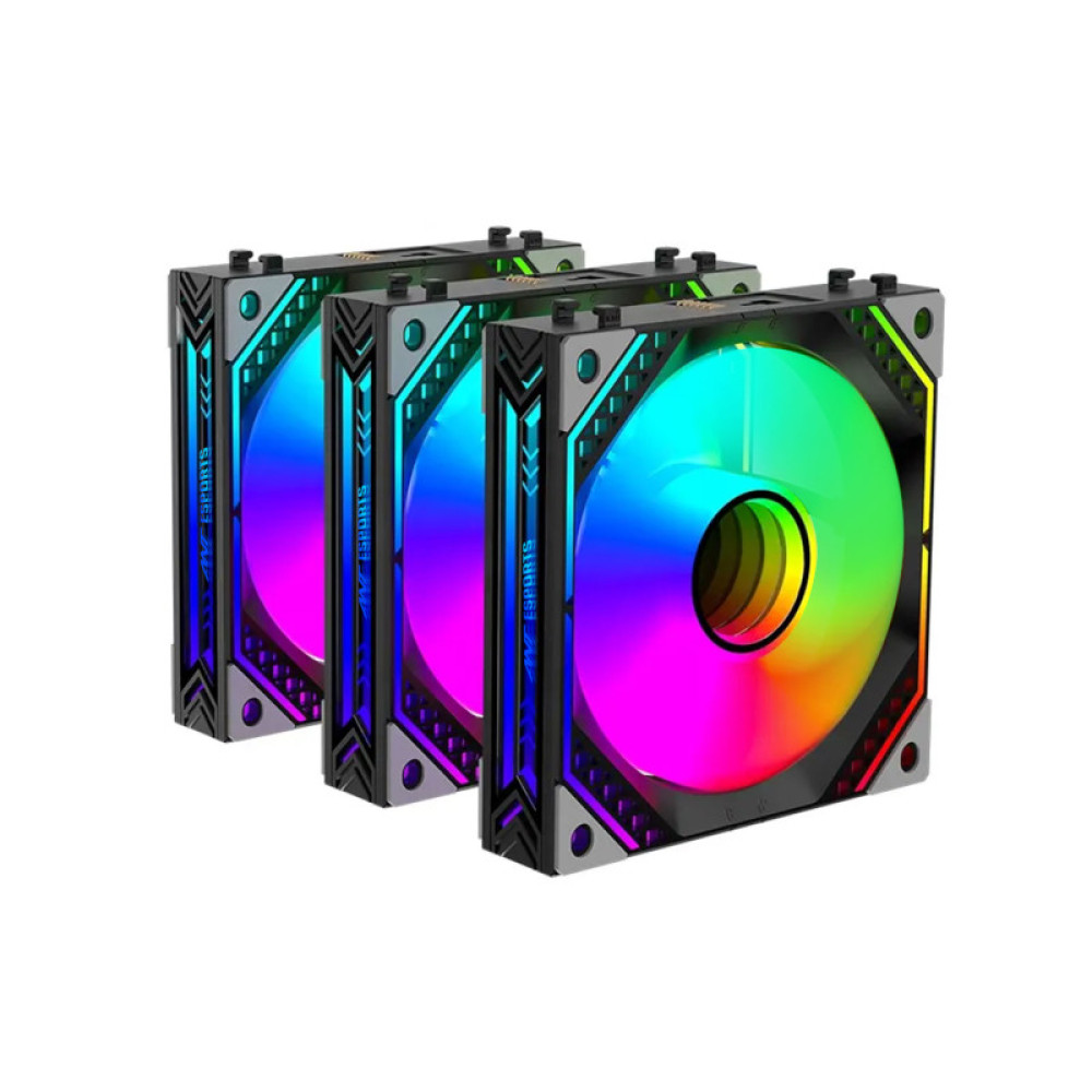 Ant Esports Infinity Flow 120mm 3IN1 Argb Cabinet Fan Kit-1
