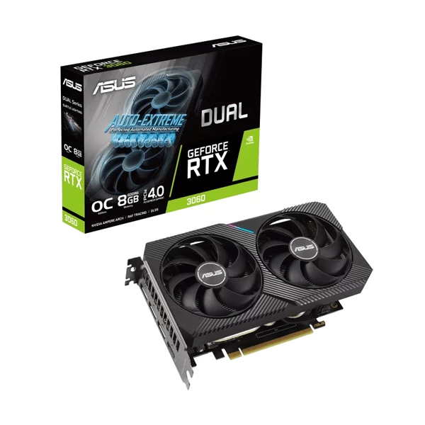 Asus Dual Rtx 3060 Oc Edition 8Gb Gaming Graphics Card (DUAL-RTX3060-O8G)