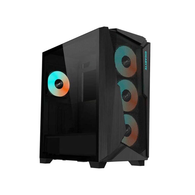 Gigabyte C301 Glass V2 Atx Mid Tower Cabinet Black (GB-C301G-TYPE-C-V2)