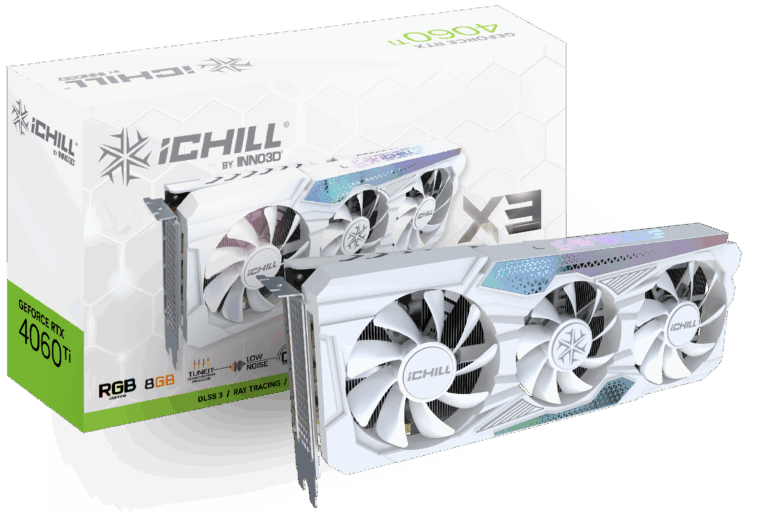 Inno3d Geforce Rtx 4060 Ti 8Gbb IChill X3 White-1