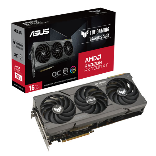 Asus Tuf Gaming Radeon Rx 7800 Xt Oc Edition 16Gb Gddr6 Graphics Card