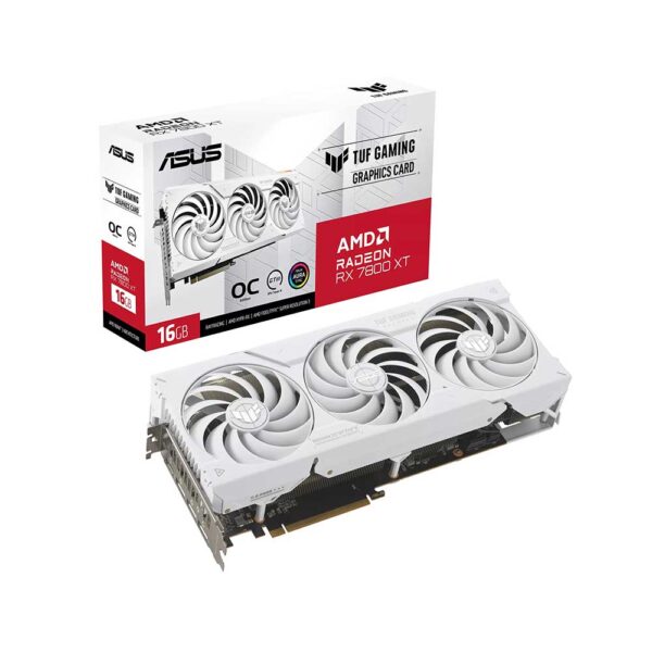 Asus Tuf Gaming Radeon Rx 7800 Xt White Oc Edition 16Gb Gddr6 Graphics Card