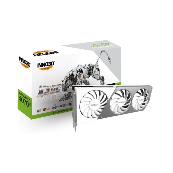 Inno3D GeForce Rtx 4070 Ti X3 Oc Graphics Card White