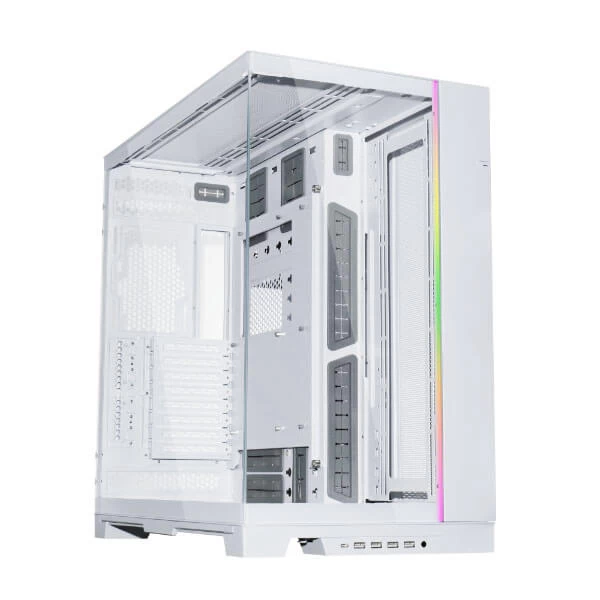 Lian Li O11 Dynamic Evo Xl Argb Eatx Full Tower Cabinet (White) (G99-O11DEXL-W-IN)