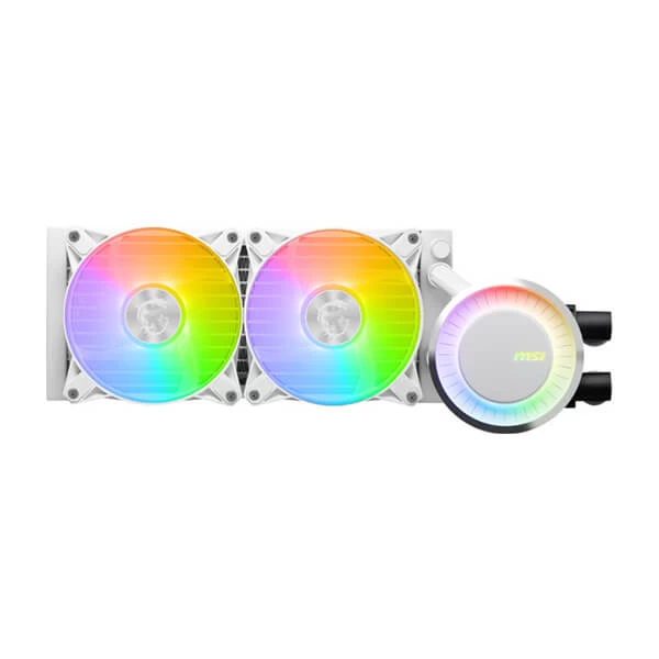 MSI ARGB 240mm CPU Liquid Cooler White-1