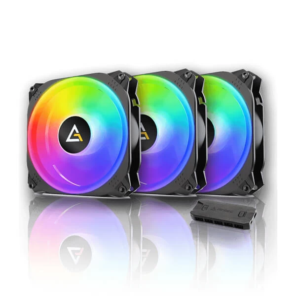 Antec Prizm X 120 Argb 3+C 120mm Cabinet Fan Triple Pack (PRIZM-X-120-ARGB-3C)