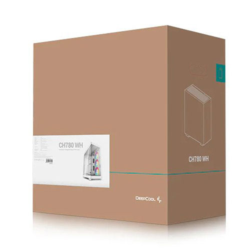 DeepCool CH780 ARGB (E-ATX) Full Tower Cabinet (White) - Green Apple Compunet