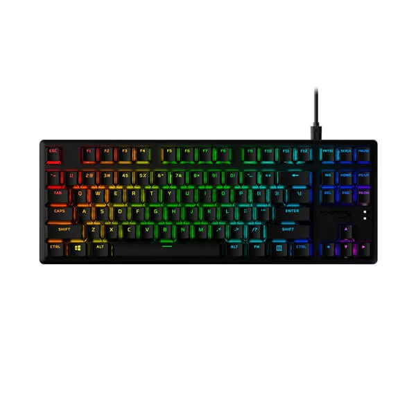 HyperX Alloy Origins Core Pbt Tenkeyless Mechanical Gaming Keyboard Blue Clicky Switches (639N8AA-ABA)