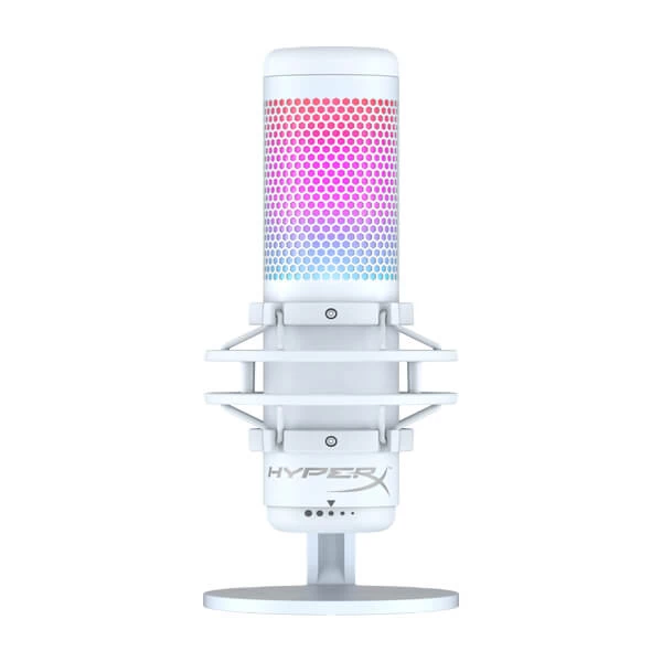 HyperX QuadCast S Rgb Microphone (White-Grey) (519P0AA)