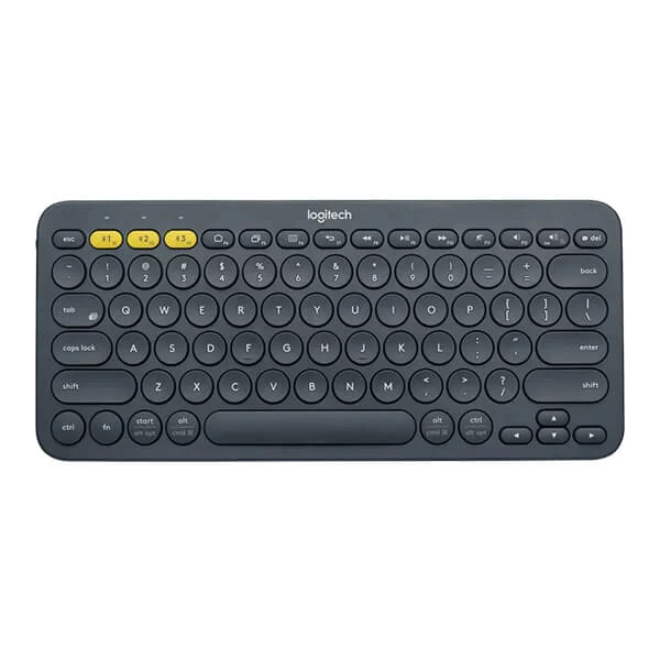 Logitech K380 Wireless Bluetooth Keyboard (Black) (920-007596)