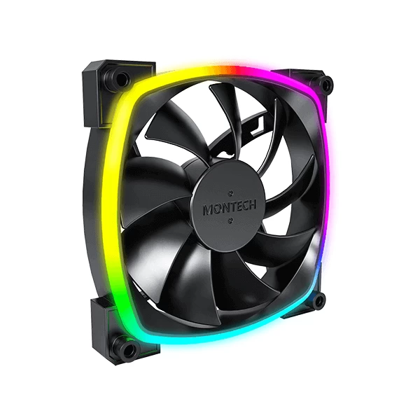 Montech RX120 Pwm Argb Cabinet Fan Single Pack Black