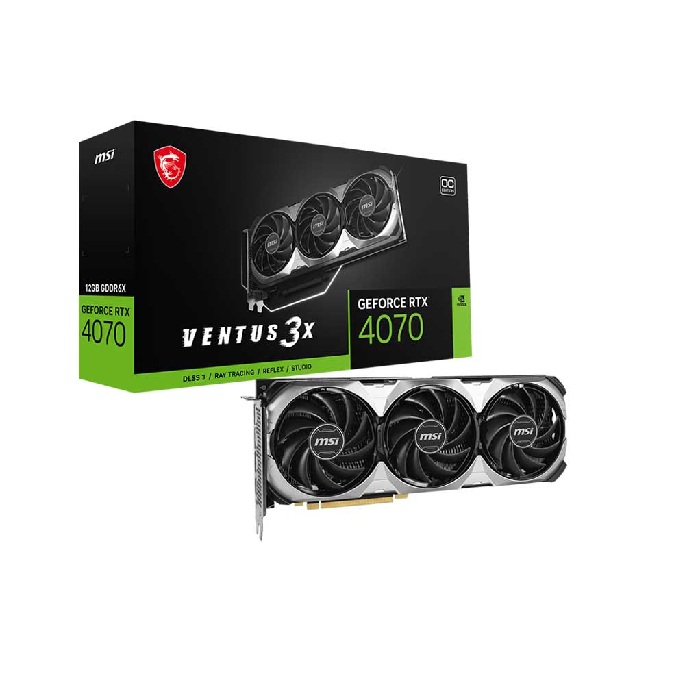 Msi Rtx 4070 Ventus 3X E Oc 12Gb Graphics Card